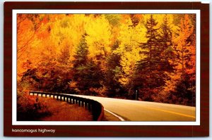 Postcard - Kancamagus highway - New Hampshire