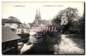 Old Postcard The Cathedral Sees view Vivier