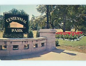 Unused Pre-1980 ENTRANCE & PARK SCENE Nashville Tennessee TN r8566