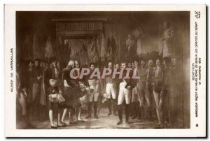 Old Postcard Napoleon 1st Berthon Napoleon receives at the Berlin Royal Palac...