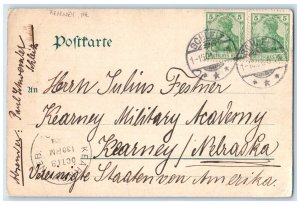 1904 View from the Birkenwaldchen Berlin Germany Posted Kearney NE Postcard