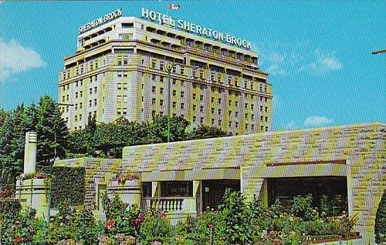 Canada Ontario Niagara Falls Rainbow Gardens Flower Display And Hotel Sherato...