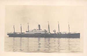 President Lincoln Real Photo Hamburg-American Line Ship 