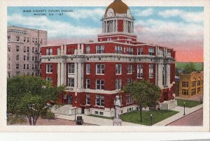 Postcard Bibb County Court House Macon GA
