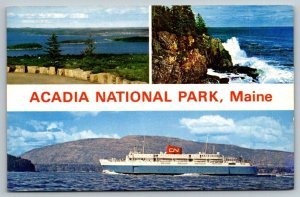 Acadia National Park   Maine   Porcupine Islands   Postcard   1964