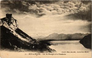 CPA AIX-les-BAINS - Lac du BOURGET et la Chambotte (352328)