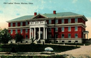 C.1900-10 Old Ladies' Home in Marion, Ohio Postcard P19