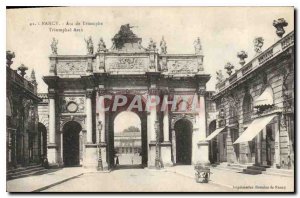 Old Postcard Nancy Arc de Triomphe