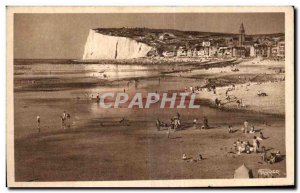 Old Postcard Mers les Bains Somme the Sandy Beach