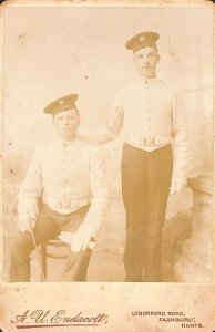 1901 Irish Guards White Drill Jackets 4.25 x 6.5 Soldier Portrait