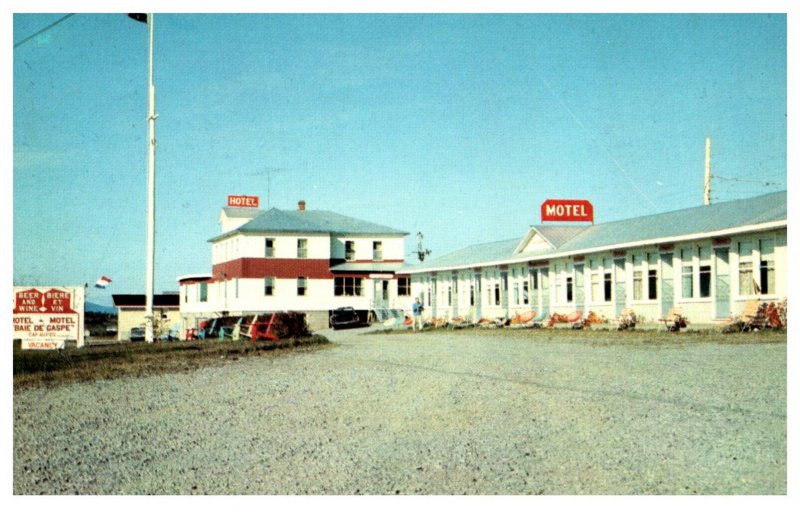 Canada  Cap Aux Os Gaspe P.Q. Hotel-Motel Baie de Gaspe