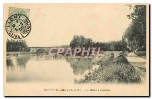 Old Postcard surroundings Lagny S and M the Marne Chalifert