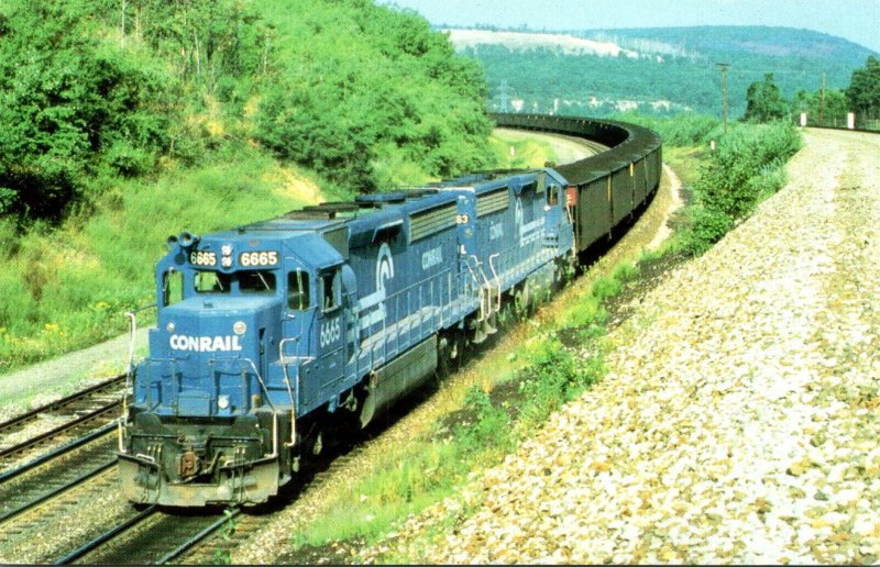 Trains Conrail Locomotive #6665