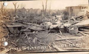 Omaha Nebraska Tornado Disaster Real Photo Antique Postcard J79776 
