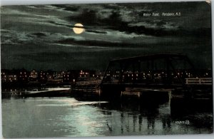 Bridge, Waterfront Parsboro Nova Scotia Canada Vintage Postcard B31