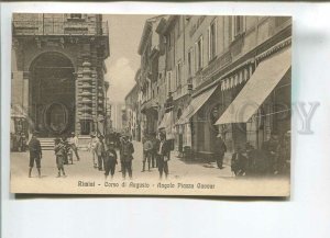 482560 Italy Rimini Corso di Augusto Corner Piazza Cavour shops street caf?