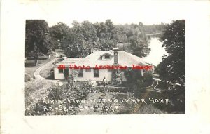 MN, Aitken, Minnesota, RPPC, Vogts Summer Home, AK-Sar-Ben Lodge, Photo