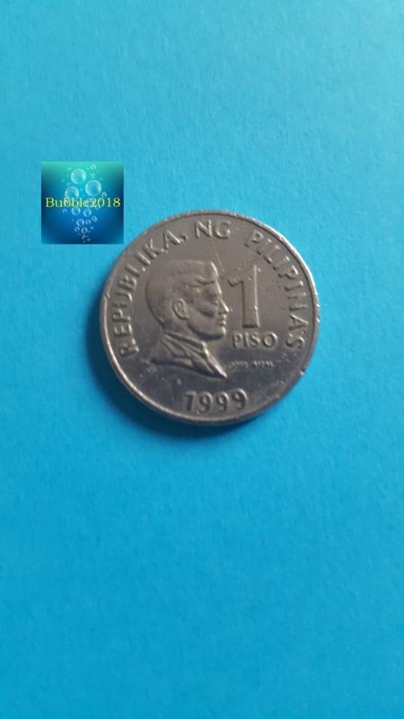 Philippines 1999 1 Piso non-magnetic (Grade F)