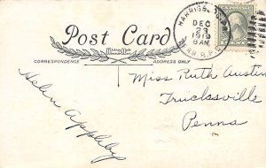 Peace to the earth goodwill unto men Wiseman scene R.P.O., Rail Post Offices ...