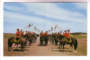 Royal Canadian Mounted Police on Horseback. Troup Inspection, RCMP Canada