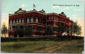 1912 State Capitol Bismarck North Dakota ND Government Building Posted Postcard