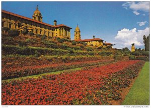 PRETORIA, Bright summer-garden at the historic Union Buildings, Egypt, 50-70s