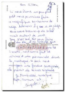 Postcard Modern Snowman