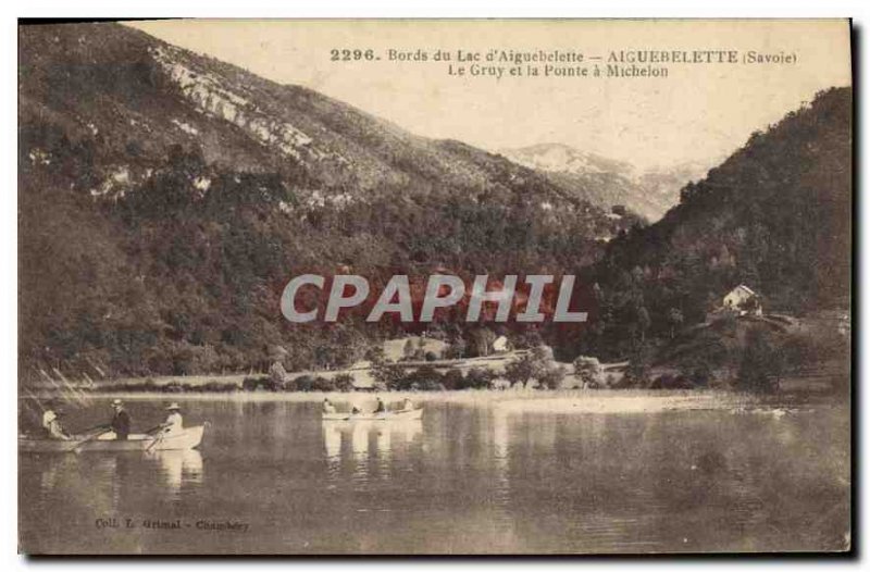 Postcard Old Borde Lake Aiguebelette Aiguebelette Savoie Gruy and Pint has Mi...