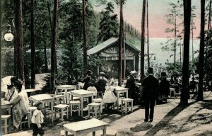 C. 1905-09 Bygdo Sobad Restaurant Outside Scene Norway Postcard P129