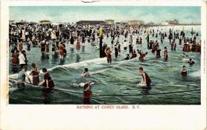 CPA AK Bathing at Coneyy Island NEW YORK CITY USA (790191)