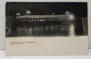 Illumination of the Casino Asbury Park NJ 1904 Postcard C13