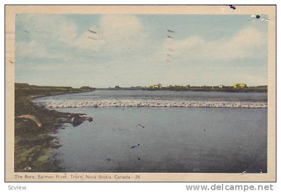 The Bore, Salmon River, Truro, Nova Scotia, Canada, PU-1951