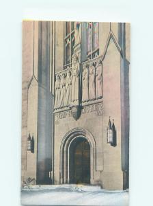 Unused Divided-Back CHURCH SCENE Yankton South Dakota SD A8516