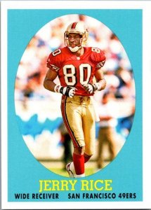 2007 Topps Football Card Jerry Rice San Francisco 49ers sk20776