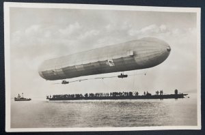 Mint Germany Real Picture Postcard LZ 1 Zeppelin In High Seas 1900