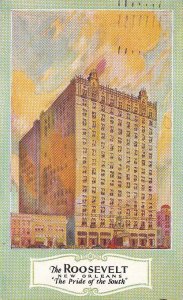 Postcard Roosevelt Hotel New Orleans LA 1947