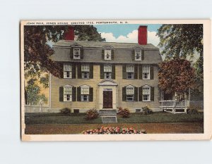 Postcard John Paul Jones House, Portsmouth, New Hampshire