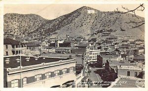 Bisbee AZ The Copper Mine City Bird's Eye View Real Photo Postcard