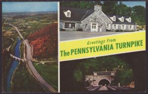 Greetings From the Pennsylvania Turnpike Postcard BIN