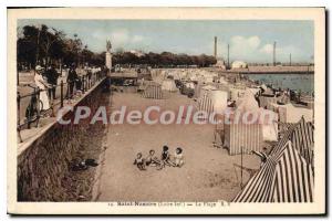 Postcard Old St Nazaire The Inf The Beach