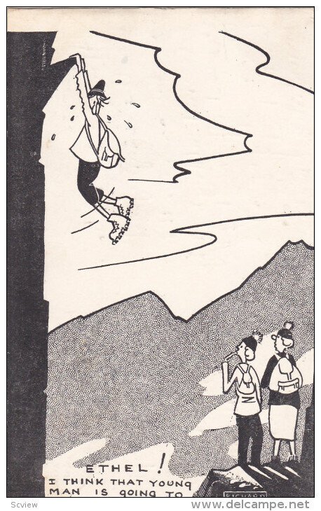 I think that man is going to fall for you! , PU-1952