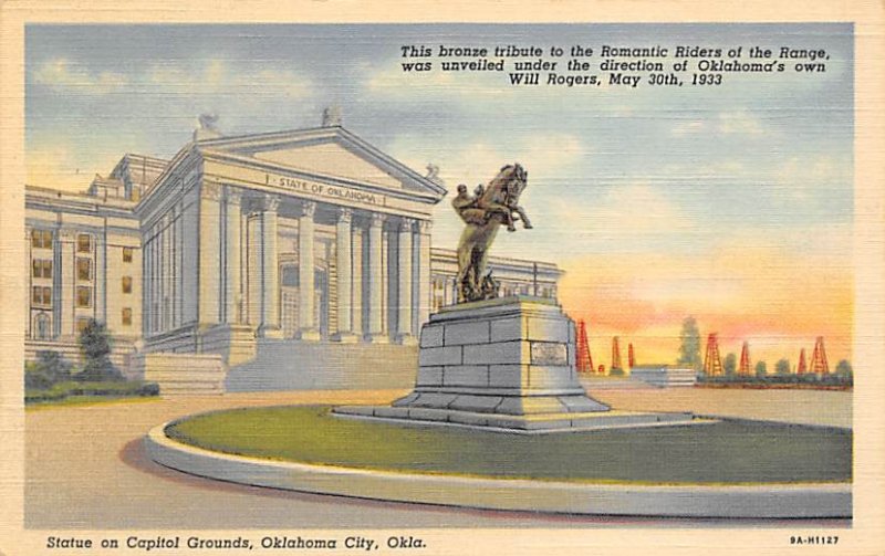 State Capitol Will Rogers Statue Oklahoma City OK 