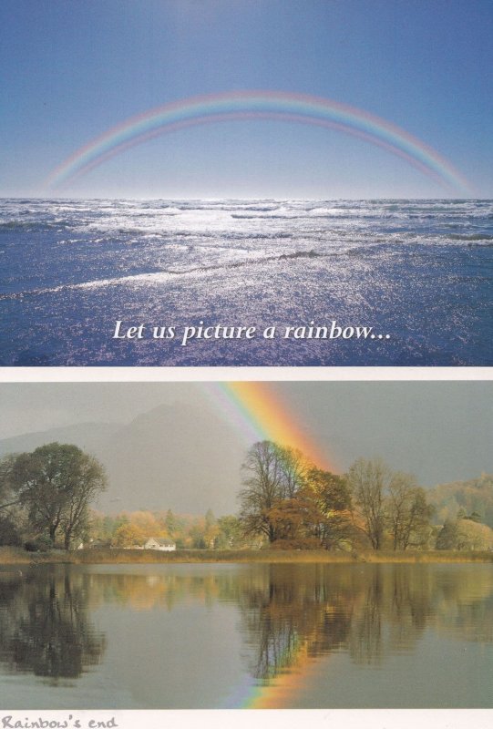Let Us Picture A Rainbow End 2x Postcard s