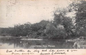 Norwich Connecticut Lantern Hill Pond Scenic View Vintage Postcard AA50457