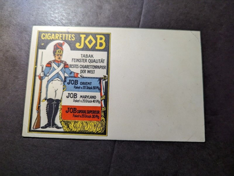 Mint Netherlands Postcard Job Cigarettes Advertisement