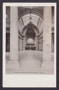 Postcard, United States, Albany NY, State Education Building, Rotunda