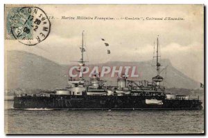 Postcard Old Boat Gauls Breastplate has turrets