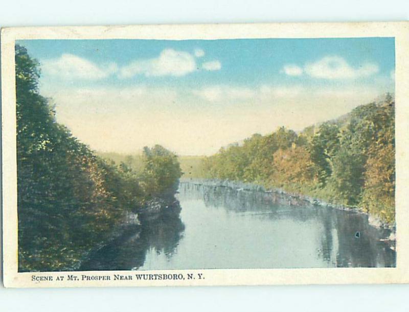 W-Border WATER SCENE Catskills - Wurtsboro New York NY hk2794