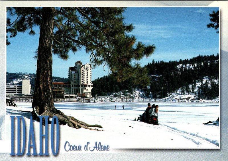 2~4X6 Postcards ID, Idaho  COEUR D' ALENE RESORT HOTEL Summer & Winter Views