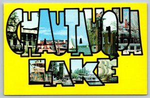 Chautauqua Lake    New York    Postcard